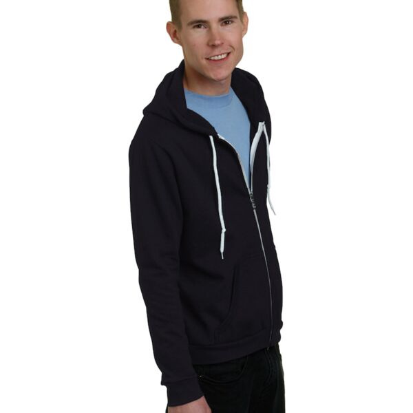 Unisex USA Made Full-Zip Lightweight Hooded Sweatshirt Thumbnail
