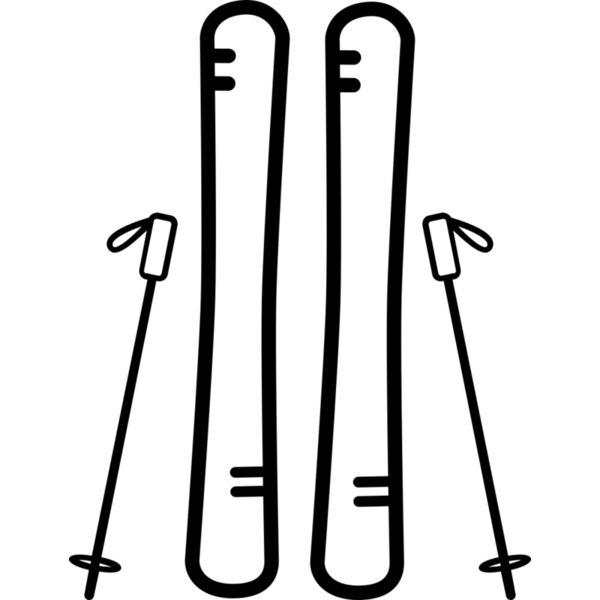 Ski Board and Poles Thumbnail