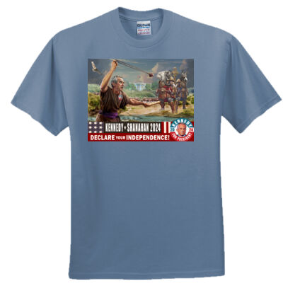 Kennedy as Samson defeating the Uniparty with a truth Sling tee Thumbnail