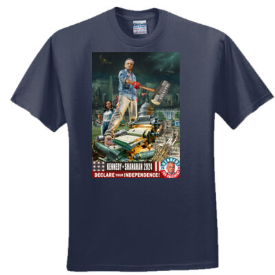 Kennedy taking a sledgehammer to money printing press tee - Everyone's Favorite T-Shirt for the Whole Family Thumbnail
