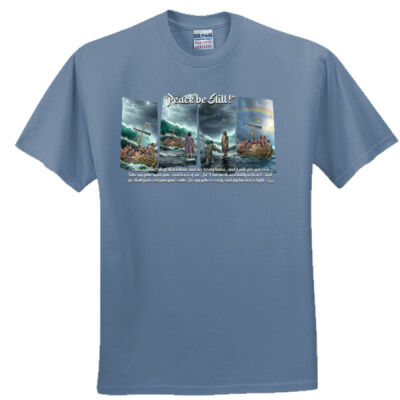 Peace be Still! Jesus and Simon walking on water tee - Everyone's Favorite T-Shirt for the Whole Family Thumbnail