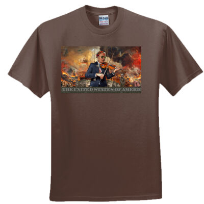 Rome is Burning while Joe Fiddles Truthaganda Tee - Everyone's Favorite T-Shirt for the Whole Family Thumbnail