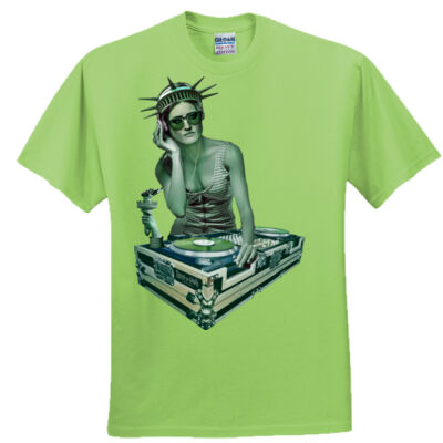 Lady Liberty DJ Truthaganda Tee - Everyone's Favorite T-Shirt for the Whole Family Thumbnail