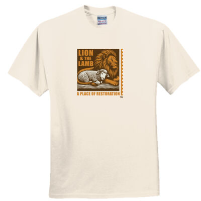 Lion & the Lamb Logo tee small front - Everyone's Favorite T-Shirt for the Whole Family Thumbnail