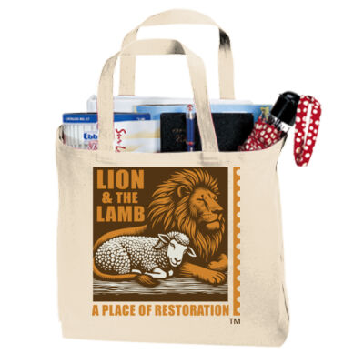 Lion & the Lamb Logo Canvas Tote - Convention Tote Thumbnail
