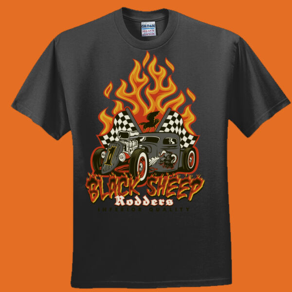 Black Sheep Rodders tee - Everyone's Favorite T-Shirt for the Whole Family Thumbnail
