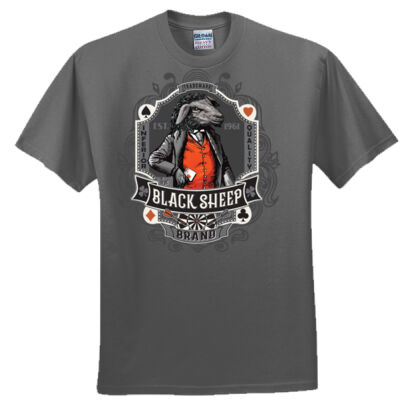 Black Sheep Mascot crest tee - Everyone's Favorite T-Shirt for the Whole Family Thumbnail