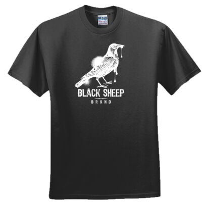 Black Sheep Crow Tee white - Everyone's Favorite T-Shirt for the Whole Family Thumbnail