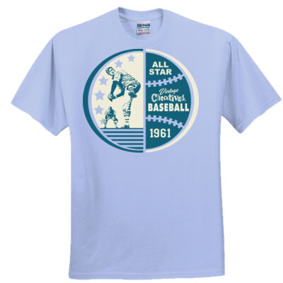 Vintage Creatives Old School baseball tee - Everyone's Favorite T-Shirt for the Whole Family Thumbnail