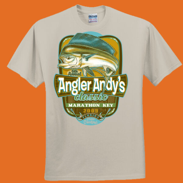 Vintge Creatives Angler Andys Classic tee - Everyone's Favorite T-Shirt for the Whole Family Thumbnail