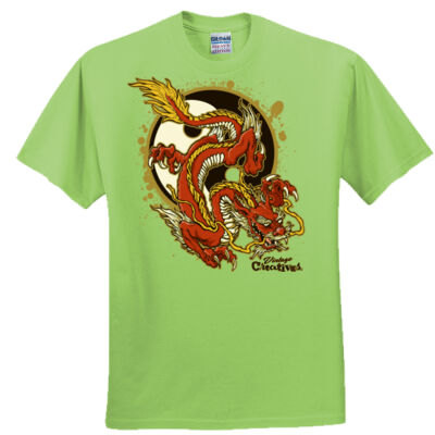 Vintage Creatives Yin Yang Dragon Tee - Everyone's Favorite T-Shirt for the Whole Family Thumbnail