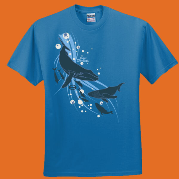 Vintage Creatives Whale Song tee - Everyone's Favorite T-Shirt for the Whole Family Thumbnail