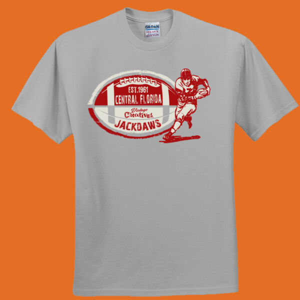 Vintage Creatives jackdaws Football Tee - Everyone's Favorite T-Shirt for the Whole Family Thumbnail