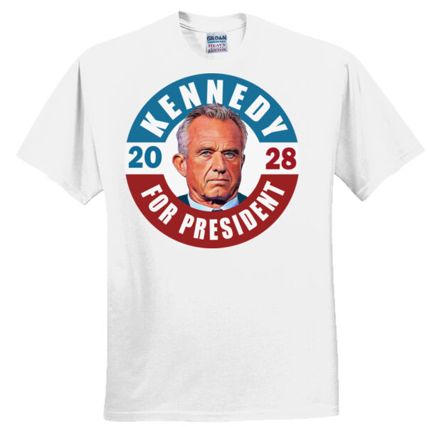 Truth-a-ganda Kennedy Button 2028 - Everyone's Favorite T-Shirt for the Whole Family Thumbnail