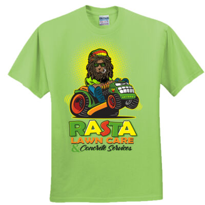 Rasta Lawncare & Concrete tee design 2 - Everyone's Favorite T-Shirt for the Whole Family Thumbnail