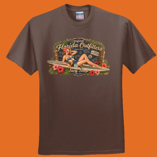 Hawaiian Surf Girl Vintage Truth-a-ganda tee Thumbnail