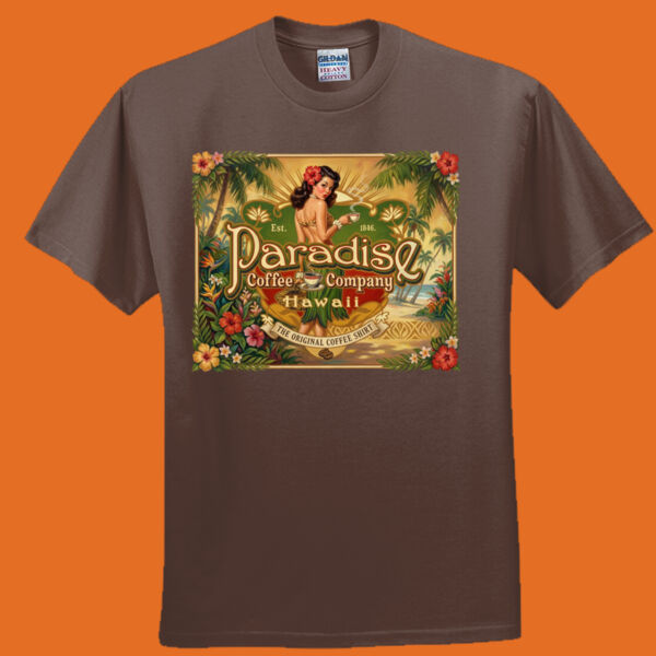 Paradise Coffee Hula Vintage Truth-a-ganda Tee Thumbnail