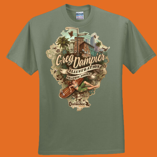 Greg Dampier Board Girl  Vintage Truth-a-ganda Tee Thumbnail