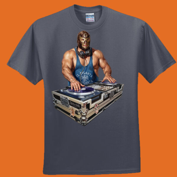 Mexican Wrestler DJ Vintage Truth-a-ganda Tee Thumbnail