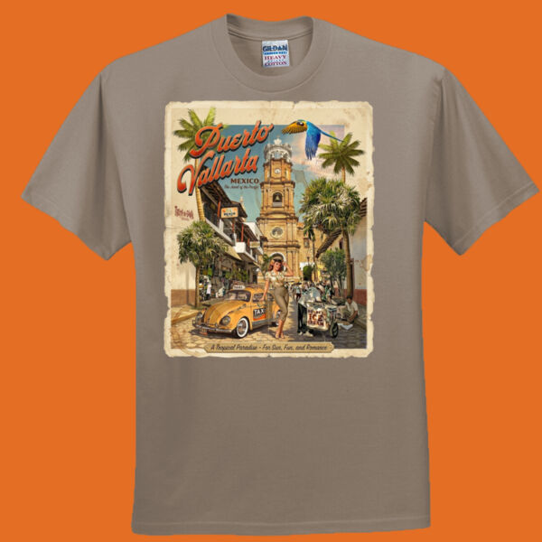 Puerto Villarta Poster Vintage Truth-a-ganda Tee Thumbnail
