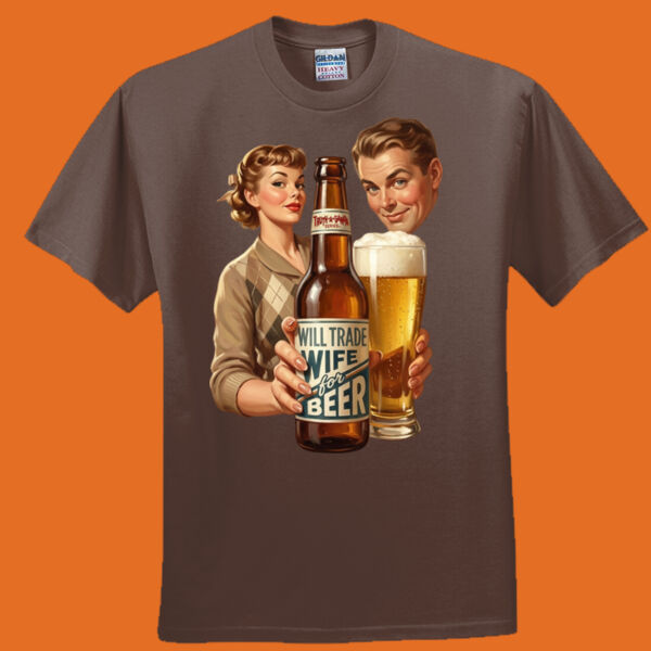 Will Trade Wife For Beer Vintage Truth-a-ganda Tee Thumbnail