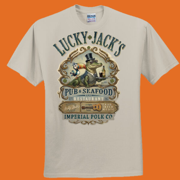 Lucky Jacks Pub seafood Vintage Truth-a-ganda Tee Thumbnail