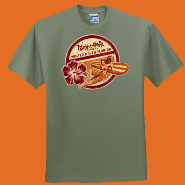 Surfer Girl Circle Vintage Truthaganda Tee Thumbnail