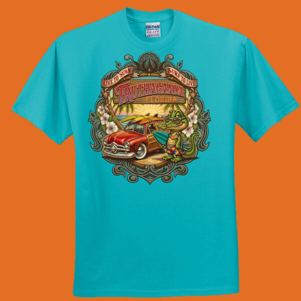 Truthaganda Gator Surfer Vintage Tee Thumbnail
