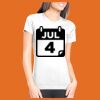 Junior Fit Cotton Boyfriend T-Shirt Thumbnail