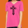 Missy's Relaxed Jersey Short-Sleeve V-Neck T-Shirt Thumbnail