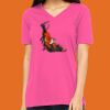 Missy's Relaxed Jersey Short-Sleeve V-Neck T-Shirt Thumbnail