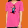 Missy's Relaxed Jersey Short-Sleeve V-Neck T-Shirt Thumbnail