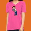 Missy's Relaxed Jersey Short-Sleeve V-Neck T-Shirt Thumbnail