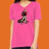 Missy's Relaxed Jersey Short-Sleeve V-Neck T-Shirt Thumbnail