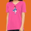 Missy's Relaxed Jersey Short-Sleeve V-Neck T-Shirt Thumbnail