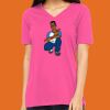 Missy's Relaxed Jersey Short-Sleeve V-Neck T-Shirt Thumbnail
