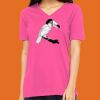 Missy's Relaxed Jersey Short-Sleeve V-Neck T-Shirt Thumbnail