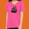 Missy's Relaxed Jersey Short-Sleeve V-Neck T-Shirt Thumbnail