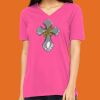 Missy's Relaxed Jersey Short-Sleeve V-Neck T-Shirt Thumbnail