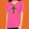 Missy's Relaxed Jersey Short-Sleeve V-Neck T-Shirt Thumbnail