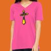 Missy's Relaxed Jersey Short-Sleeve V-Neck T-Shirt Thumbnail