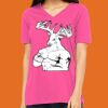 Missy's Relaxed Jersey Short-Sleeve V-Neck T-Shirt Thumbnail