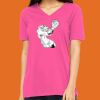 Missy's Relaxed Jersey Short-Sleeve V-Neck T-Shirt Thumbnail