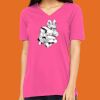 Missy's Relaxed Jersey Short-Sleeve V-Neck T-Shirt Thumbnail