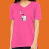 Missy's Relaxed Jersey Short-Sleeve V-Neck T-Shirt Thumbnail