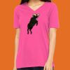 Missy's Relaxed Jersey Short-Sleeve V-Neck T-Shirt Thumbnail