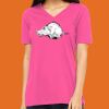 Missy's Relaxed Jersey Short-Sleeve V-Neck T-Shirt Thumbnail