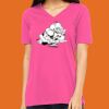 Missy's Relaxed Jersey Short-Sleeve V-Neck T-Shirt Thumbnail