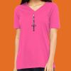 Missy's Relaxed Jersey Short-Sleeve V-Neck T-Shirt Thumbnail