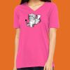 Missy's Relaxed Jersey Short-Sleeve V-Neck T-Shirt Thumbnail